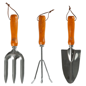 Alice stainless steel gardening and planting tool set