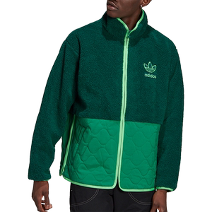 
Adidas/Adidas official genuine Clover men's spliced ​​loose sports jacket jacket H09362