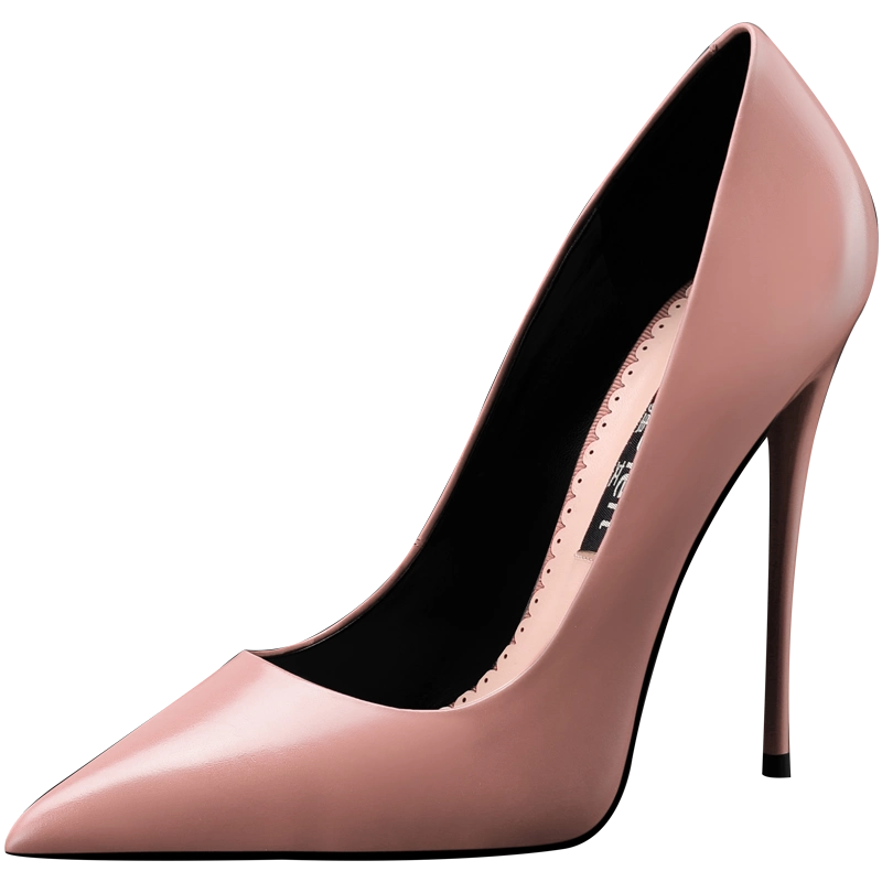 超貴重_美品_骨董_LANGE_X9_Racing_UK7_298mm 独女2025春季新款性感12cm尖头胎牛皮裸色高跟鞋女细