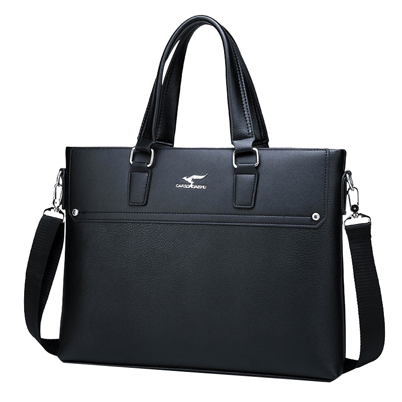 Handbag Men's Business Large -capacity Men's Bags Missing Shoulder Crossbody Bag Office Documents Manager Skin Pack