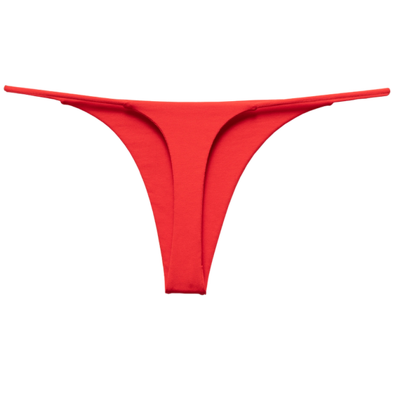 Pure cotton big red thong female sexy thin markless underwear small low waist student girl zodiac year wedding T-trousers