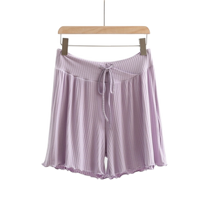 Pregnant women shorts in summer thin exterior wearing loose wide -leg pants, fashionable casual low waist leggings safety pants summer dress
