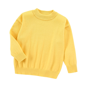 
2026 medium and large children's sweaters pure cotton girls' sweaters boys' bottoming shirts large size pullover round neck spring and autumn sweaters