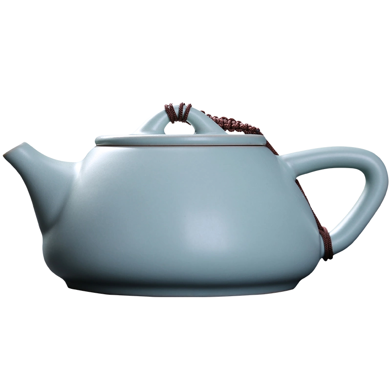 汝窑茶壶陶瓷茶具小茶壶开片汝瓷功夫红茶泡茶壶单