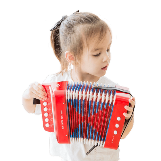 NCT Children's Day Gift Puzzle Accordion Beginners toys and musical instruments that can be played for girls aged 3-6 years old. Tutorial