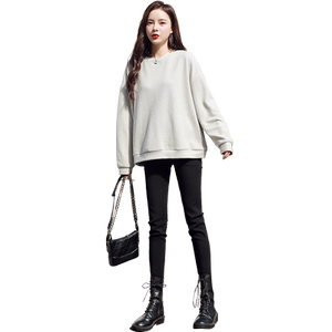 
Maternity pants for spring and autumn, black leggings for women, autumn and winter plus velvet, large size denim leggings for autumn, thin