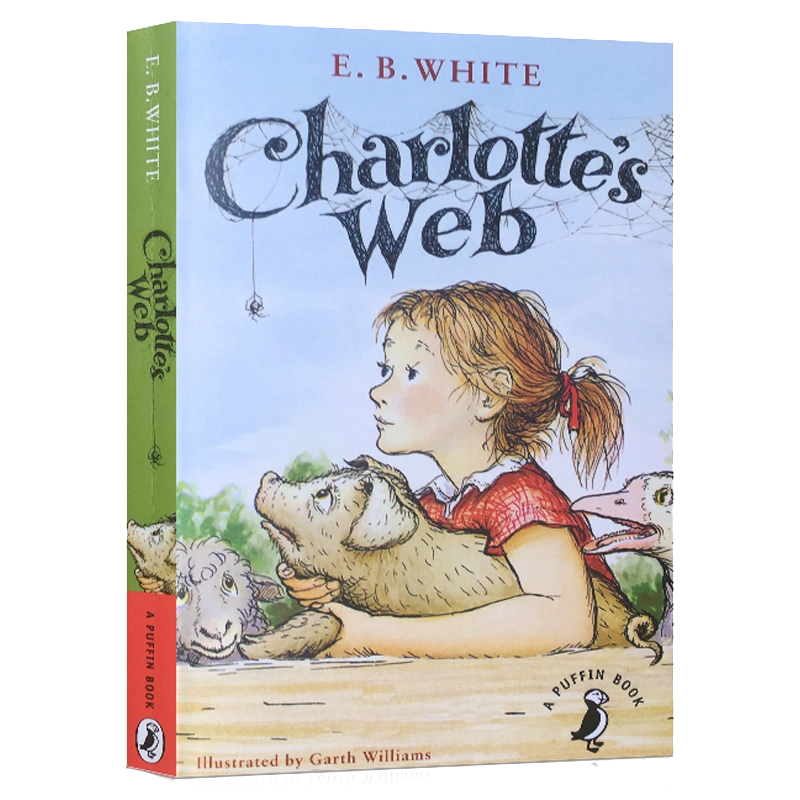 夏洛的网英文版原版小说赠音频Charlotte's web 夏洛特的网外国儿童文学