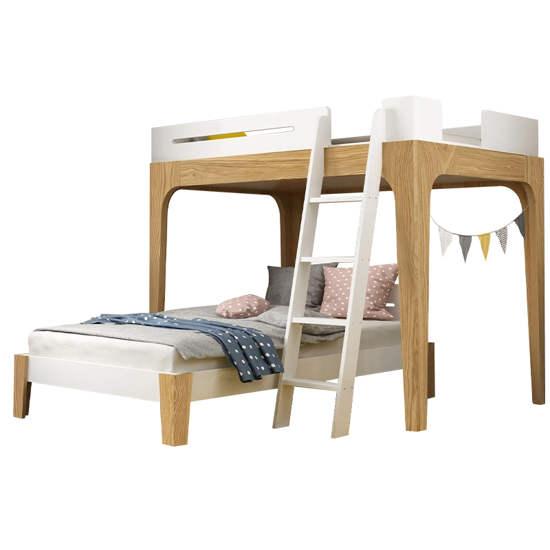 高低床子母床多功能组合上下铺木床母子床儿童床两层上下床双层床 