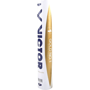 Victor/Wicker Badminton Training Competition 12 Pack Duck Mao Golden Golden GD1