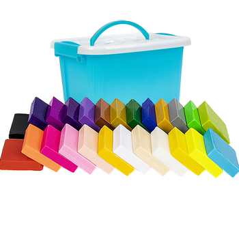 Soft clay clay set 24 colors soft clay clay sculpture children diy