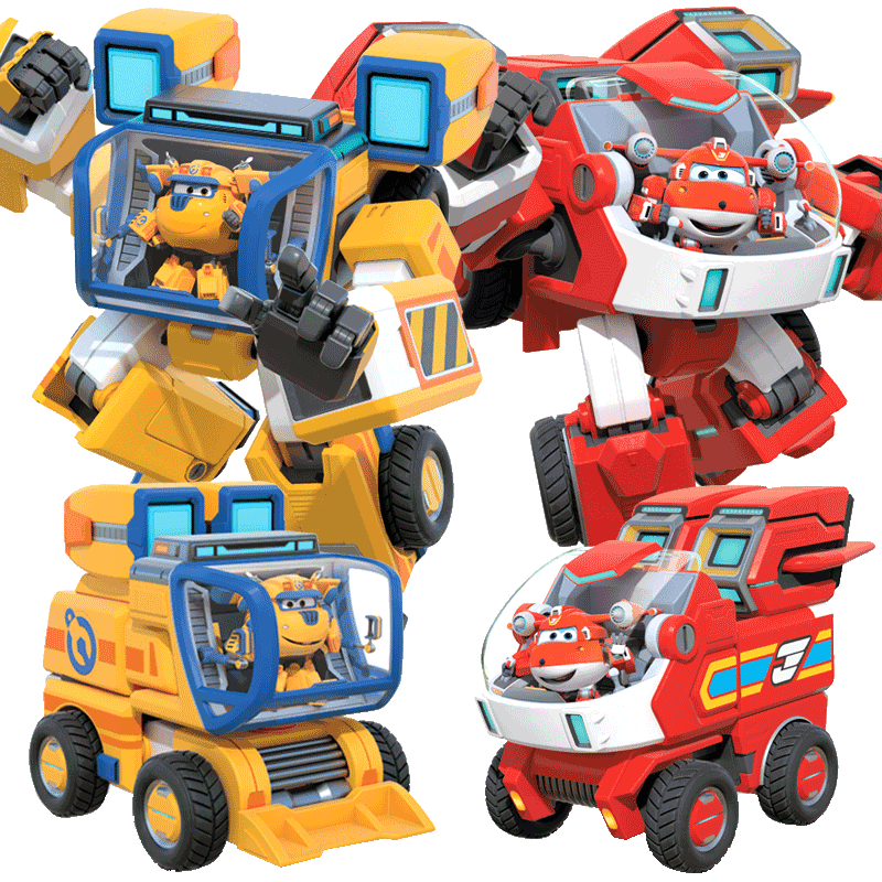 Super Flying Super Robot Equipment Ledidodo Transformation Mecha Toy Boy Children's Birthday Gift
