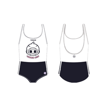 Sunscreen quick -drying children's swimsuit TOSWIM conjoined body
