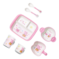 Wuhe Peppa Pig children's baby food bowl