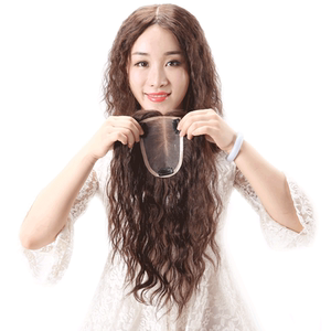 True Fake Hair Mosait Rolling Top Flip -to -Equipment Flip -to -Everbright Basic Hair Covering White Hair Hidden Warmos Longing Hair