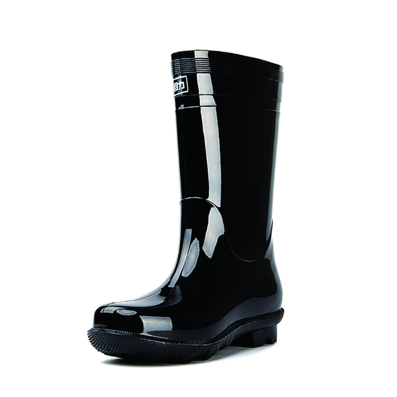 Returning rain bears men's high tube high -pitch mid -boots outdoor rubber shoe anti -skate -skid shoes men and velvet thick waterproof shoes and rain boots