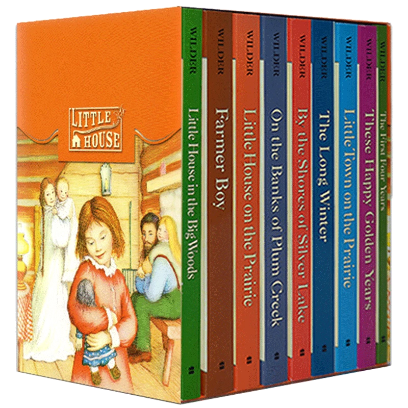 英文原版The Complete Little House 小木屋的故事系列全9册盒装儿童 