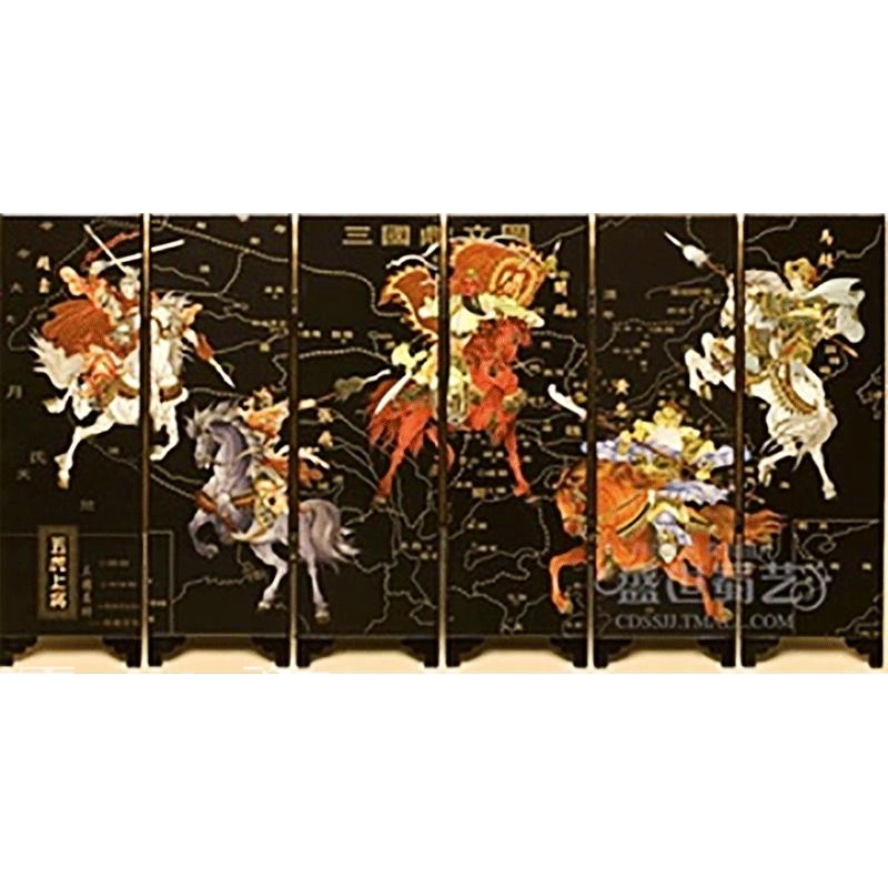 銅 細工 中国神話八仙過海 屏風 挿屏 茶台 文机 装飾品 工芸品 置物 銅 細工 中国神話八仙過海 屏風 挿屏 茶台 文机 装飾品 工芸品