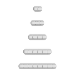 Data cable storage artifact desktop cable manager