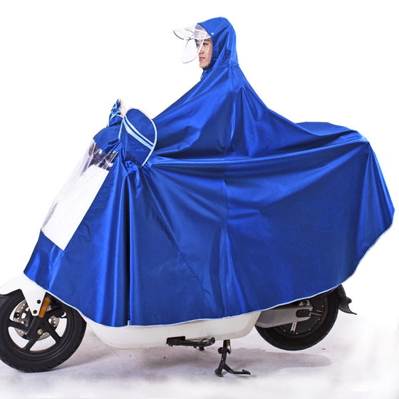 
Electric vehicle raincoat for men and women, extra-large and thickened, double-length full-body anti-storm poncho for motorcycle battery vehicles