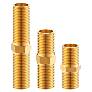 
All copper 4 minutes 6 minutes 1 inch outer wire direct to wire double outer wire copper extended short wire joint butt water inlet pipe fittings