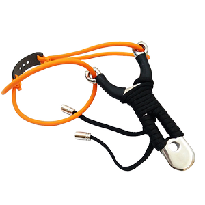 Traditional slingshot, stainless steel wandering small bow port outdoor, large power, accurate, high elastic round rubber band, violent elastic workers