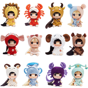 
Dongji Twelve Zodiac Dolls with Hanging Chain Bags School Bags Dolls Dolls Toys Girls Birthday Gifts