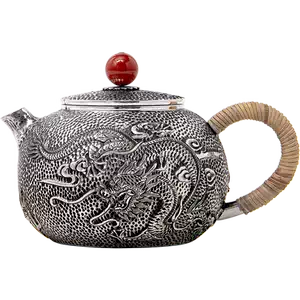 縁起物 茶壺 急須 銀龍鳳 インテリア 置物 時代物 龍鳳銀壺- Top 100件