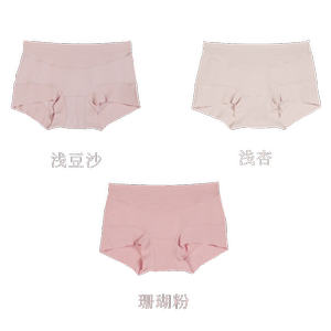 Daisi Girl Underwear 80 Modalless Ms. Four Corner Short Timetable Mid -waist Large Bad Bad Blind Passeed Pants