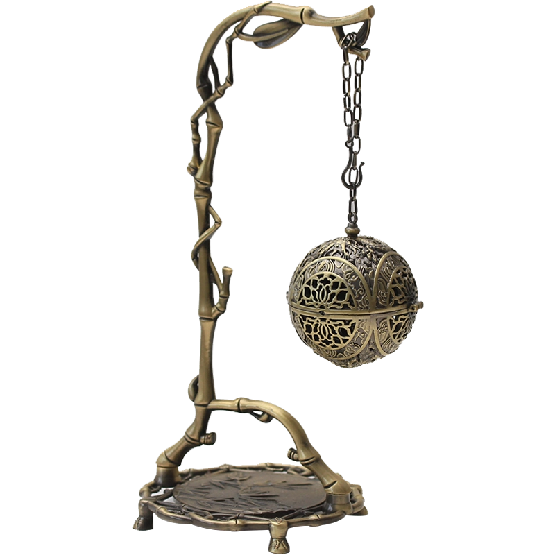 盤龍紋倒流香架竹製龍掛香爐復古懷舊沉香專用薰