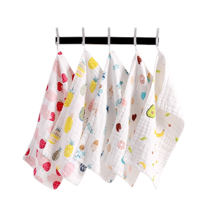 
Baby saliva towel gauze towel face wash pure cotton super soft newborn child cotton gauze towel baby handkerchief small square towel