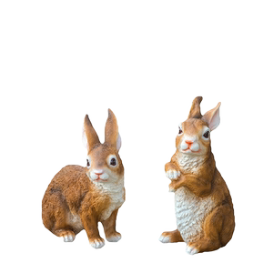 
Garden decoration Garden outdoor kindergarten decoration ornaments craft sculpture simulation animal rabbit ornaments