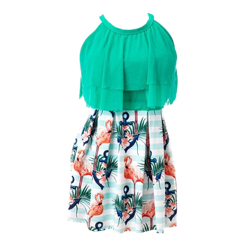 ook swimsuit women's one-piece dress style men's small breasts gathered
