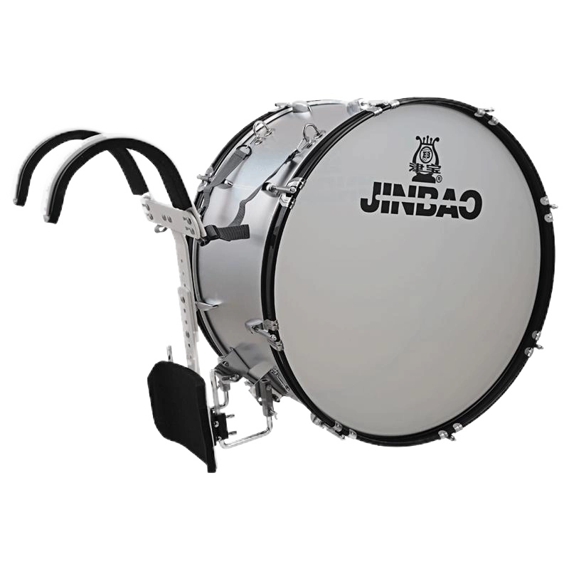 鼓 大鼓 津寶JBMB-1812系列行進樂隊大軍鼓行進鼓管樂隊大鼓帶背架