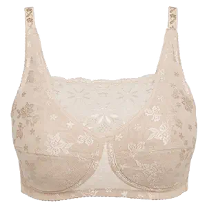 乳房切除专用胸罩白色38 带文胸和胸罩套装女