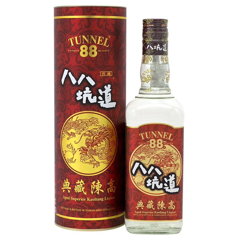 八八坑道高粱酒53度典藏陈高600ml*6瓶台湾原装进口高度白酒-Taobao