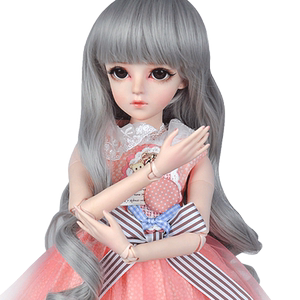 
Doris Katie Doll Wig 3-minute BJD Doll Makeup Hair Cover Dress Up Women's Straight Curly Hair