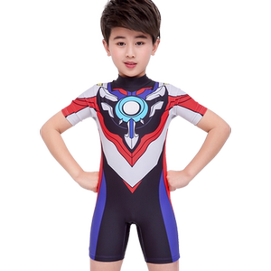 Ultraman Ultraman Swimsuit Boys Boys Conjusite Boy Swimsuit Speed Dry Swimwear Sunfers Swimsuit