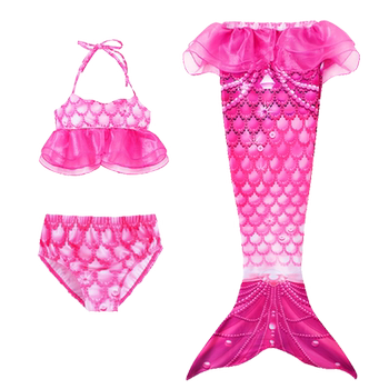 Girls Mermaid Swimsuit Children's Hot Spring Beach Tail
