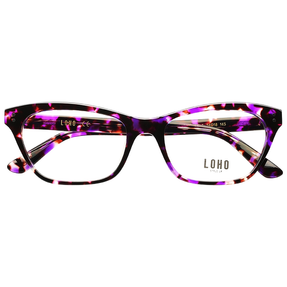 
LOHO Fashionable Board Glasses Frame Women's Trendy Glasses Frame Round Face Retro Korean Myopia Glasses Frame LH6174