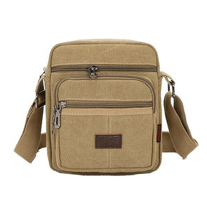 Ethern canvas, small shoulder bag men's casual business mini -crossing crossed outdoor outdoor shoulder mesengers men