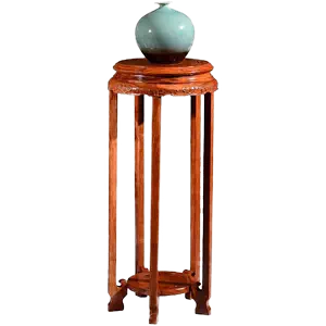 round solid wood flower stand rosewood Latest Best Selling Praise