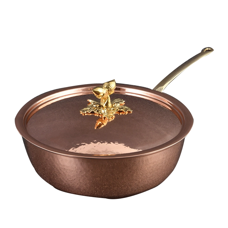 【イタリア製銅鍋】Ruffoni made in Italy 片手鍋 意大利進口手工銅鍋30cm複合底炒鍋適用燃氣爐的不粘鍋具