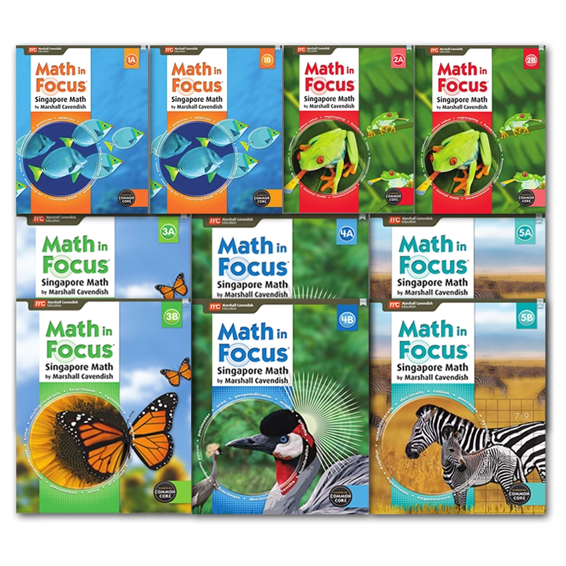 新加坡数学math in focus1A/1B/2A/2B/3A/3B4A/4B/5A/5B级学生书+