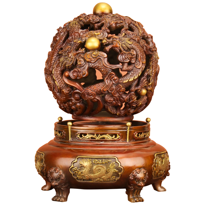 九転乾坤龍球 約8.7kg 骨董 中国古美術 古玩 WWFT064 仿真中国龙-定制