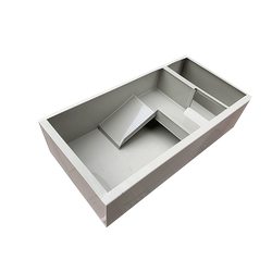 Extra large plastic household turtle tank with drainage