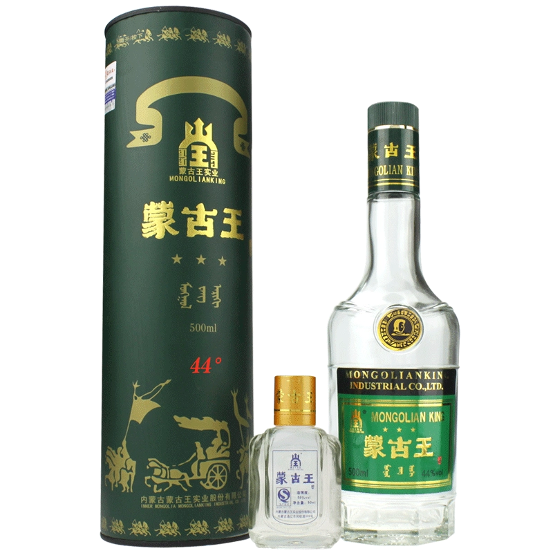 蒙古王モンゴリアンキング500ml 白酒　52度　新品未開封 蒙古王（MONGOLIAN KING）白酒
