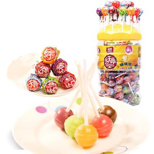 Yake Tiantian Bang Children's Fruit Flavor Collection Flavor Lollipop Wholesale Bucket Candy Bulk Wedding Candy Snacks

