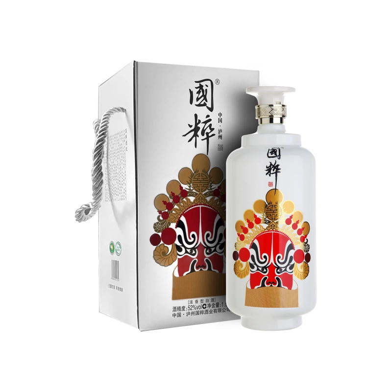 52度国粹桃园三英刘关张500ML*3瓶浓香型纯粮食白酒脸谱酒原浆酒-Taobao