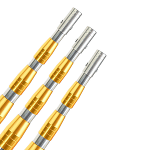 
Stainless steel telescopic pole stick anti-slip wire 3/5/10 meter net copying pole plus fixed position harpoon pole hook rake universal