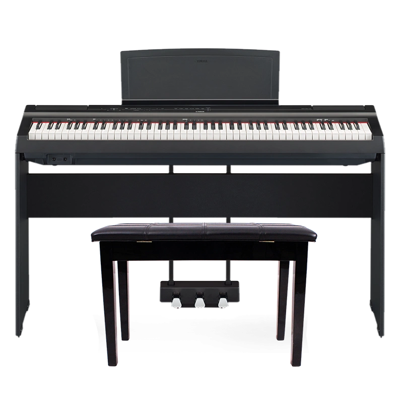 山葉電子琴88鍵重錘p225/223智能電子鋼琴可攜式P-125b專業初學者-Taobao